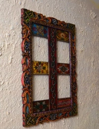 BK Exports Wooden Hand Painted Wall Decor & Hanging For Home - Wooden, Pack of1